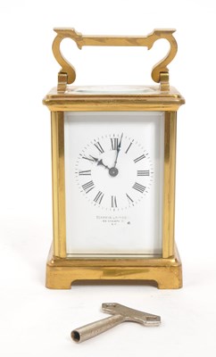 Lot 227 - MAPPIN BROTHERS - EARY 20TH CENTURY FRENCH BRASS CARRIAGE CLOCK