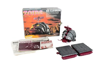 Lot 603 - ZOIDS - VINTAGE TOMY ZOIDS RED SCAVENGER ACTION FIGURE