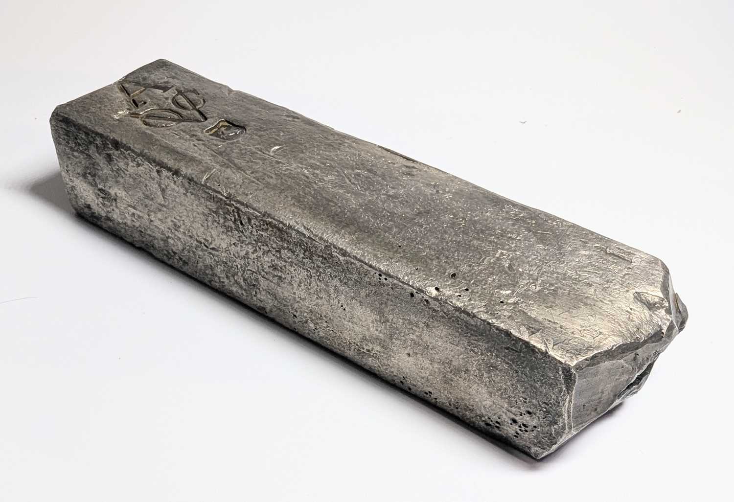 Lot 20 - DUTCH (V.O.C.) SILVER INGOT BAR SALVAGE ROOSWIJK CARGO CIRCA 1739