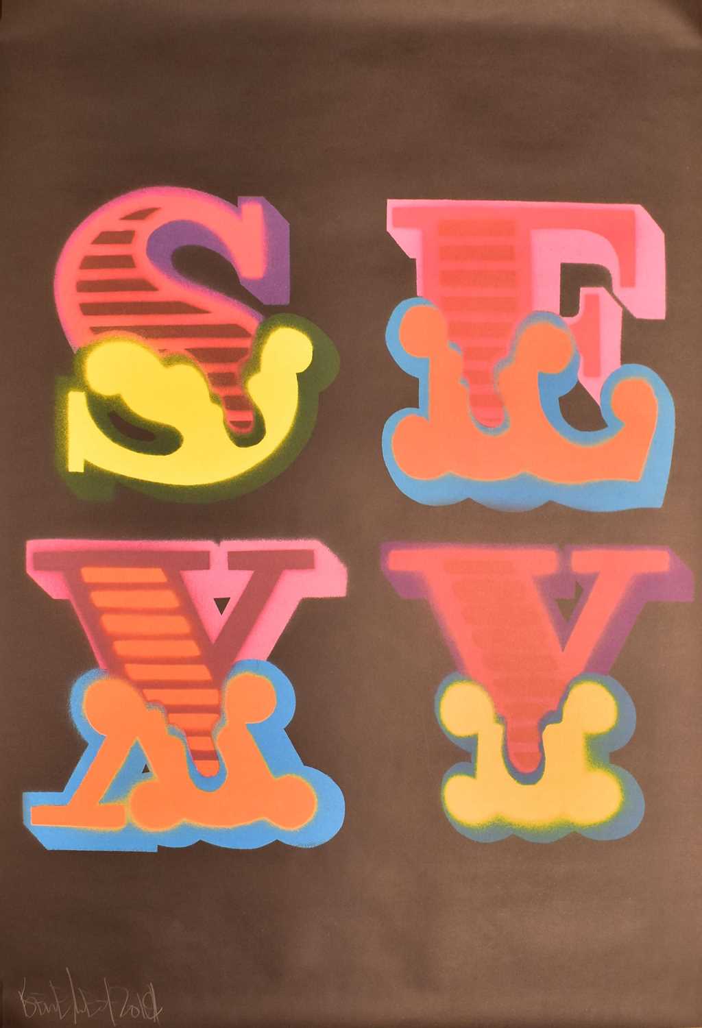 Lot 140 - BEN EINE - LIMITED EDITION "SEXY" WRAPPING PAPER