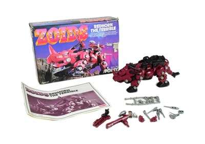 Lot 636 - ZOIDS - VINTAGE TOMY ZOIDS ACTION FIGURE REDHORN THE TERRIBLE