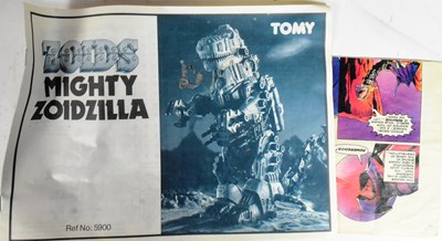 Lot 629 - ZOIDS - VINTAGE TOMY ZOIDS MIGHTY ZOIDZILLA ACTION FIGURE