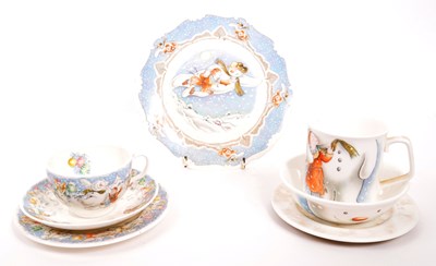 Lot 390 - ROYAL DOULTON ' THE SNOWMAN ' BREAKFAST TEA SET