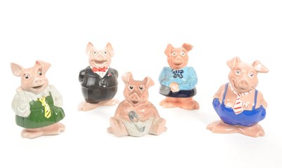 Lot 397 - WADE - NATWEST - FULL SET OF CERAMIC PIGS