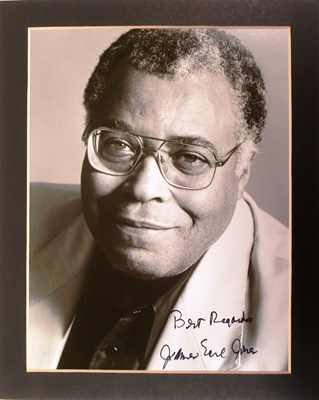 Lot 457 - STAR WARS - JAMES EARL JONES - AUTOGRAPHED 8X10" PHOTOGRAPH