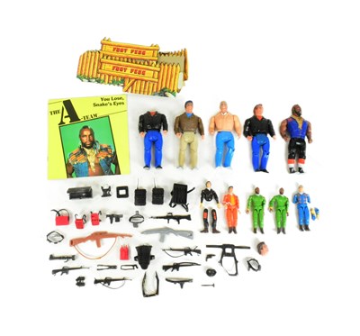 Lot 597 - THE A TEAM - VINTAGE CANNELL PRODUCTS A TEAM ACTION FIGURES