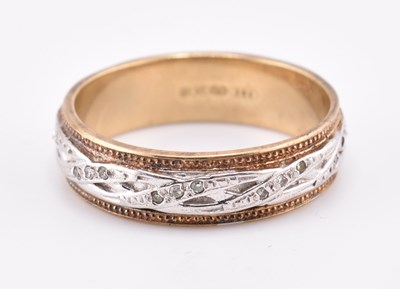 Lot 420 - THREE 9CT GOLD & GEM SET RINGS & 14CT RUSSIAN WEDDING BAND