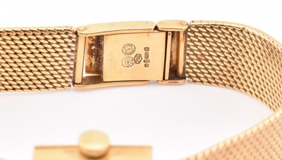 Lot 22 - HALLMARKED 18CT GOLD INTERNATIONAL WATCH COMPANY WRISTWATCH
