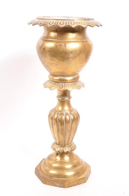 Lot 232 - 20TH CENTURY BRASS JARDINIERE