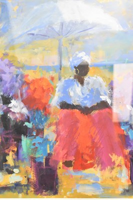 Lot 30 - SORAYA FRENCH PSWA, SFP (1957-) - MIXED MEDIA PAINTING