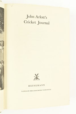 Lot 124 - CRICKET INTEREST. 1958 JOHN ARLOTT'S CRICKET JOURNAL SIGNED FIRST EDITION IN DUST WRAPPER
