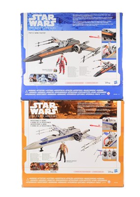 Lot 467 - STAR WARS - THE FORCE AWAKENS - HASBRO X-WING FIGHTER PLAYSETS