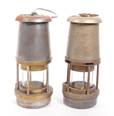 Lot 236 - THE WOLF SAFETY LAMP CO. - TWO 20TH CENTURY MINERS' LAMPS