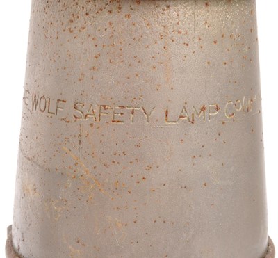 Lot 236 - THE WOLF SAFETY LAMP CO. - TWO 20TH CENTURY MINERS' LAMPS