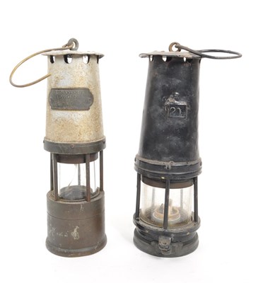 Lot 238 - J. H. NAYLOR LTD - TWO VINTAGE 20TH CENTURY SAFETY MINERS' LAMPS