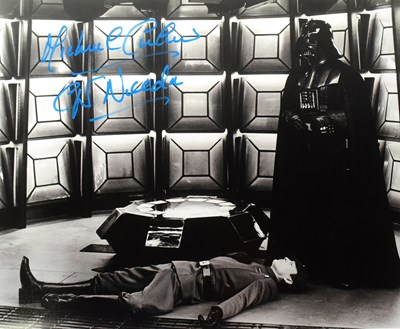 Lot 473 - STAR WARS - MICHAEL CULVER - CAPT NEEDA - 11X14" SIGNED PHOTO