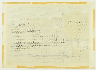 Lot 37 - KATSUYUKI NISHIJIMA (B. 1945) - ROOF OF SHOGOIN TEMPLE