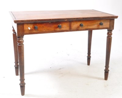 Lot 1033 - 19TH CENTURY VICTORIAN MAHOGANY WRITING TABLE DESK