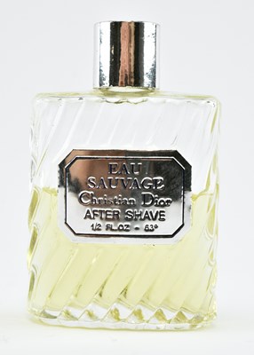 Lot 48 - CHRISTIAN DIOR - EAU SAUVAGE - VINTAGE SET OF THREE AFTERSHAVES