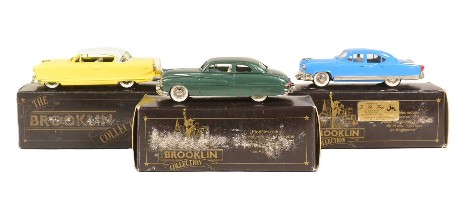 Lot 328 - DIECAST - X3 BROOKLIN MODELS 1/43 SCALE DIECAST MODEL CARS