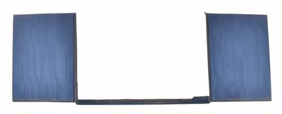 Lot 113 - JARROLDS KNIGHTSBRIDGE - MOROCCO LEATHER DESK SET IN NAVY