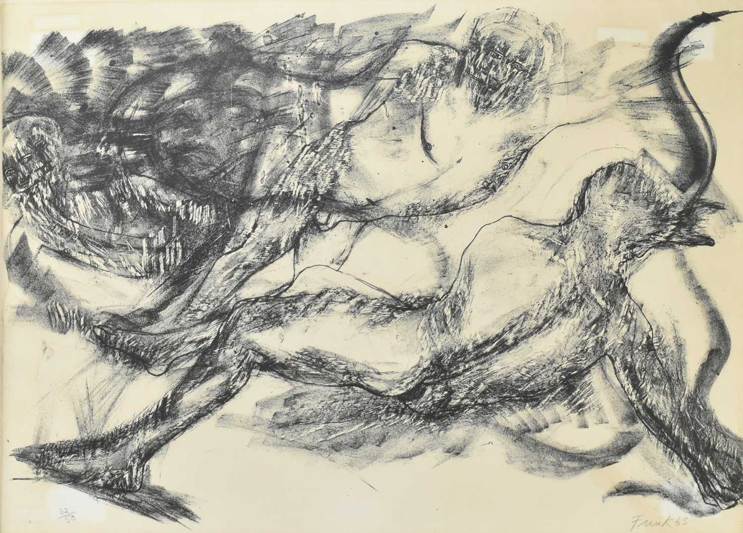 Lot 8 - ELISABETH FRINK - SPINNING MAN - LIMITED EDITION LITHOGRAPH