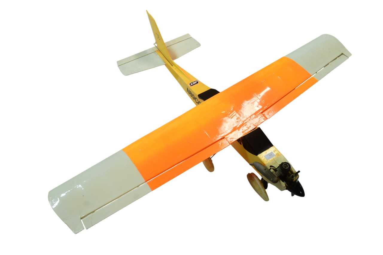 Lot 131 - RADIO CONTROLLED PLANE - SCRATCH BUILT RC PLANE MODEL