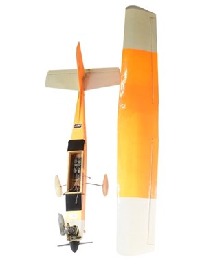 Lot 131 - RADIO CONTROLLED PLANE - SCRATCH BUILT RC PLANE MODEL