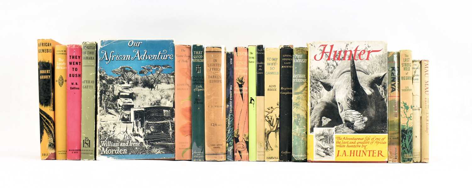 Lot 185 - AFRICA. COLLECTION OF 20TH CENTURY TRAVEL WORKS IN DUST WRAPPERS