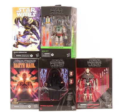 Lot 294 - STAR WARS - THE BLACK SERIES - 6" SCALE BOXED ACTION FIGURES