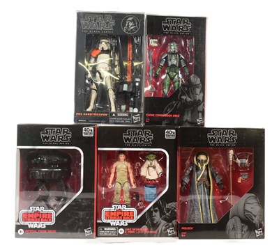 Lot 264 - STAR WARS - THE BLACK SERIES - 6" SCALE BOXED ACTION FIGURES