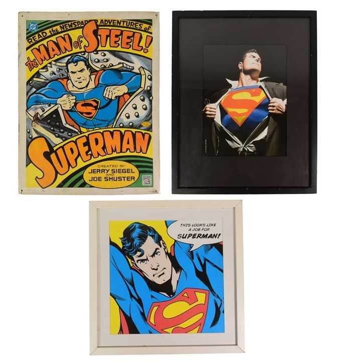 Lot 667 - DC COMICS - SUPERMAN - COLLECTION OF MEMORABILIA