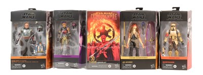 Lot 297 - STAR WARS - THE BLACK SERIES - 6" SCALE BOXED ACTION FIGURES