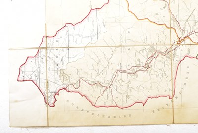 Lot 125 - MAPS. COLLECTION OF MID 19TH CENTURY FOLDING MAPS OF SCOTLAND