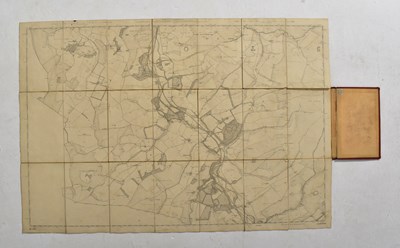 Lot 125 - MAPS. COLLECTION OF MID 19TH CENTURY FOLDING MAPS OF SCOTLAND