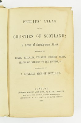 Lot 125 - MAPS. COLLECTION OF MID 19TH CENTURY FOLDING MAPS OF SCOTLAND