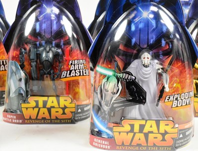 Lot 299 - STAR WARS - REVENGE OF THE SITH - MOC CARDED ACTION FIGURES