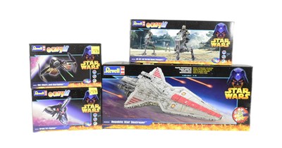 Lot 321 - STAR WARS - COLLECTION OF REVELL 'EASYKIT' MODEL KITS