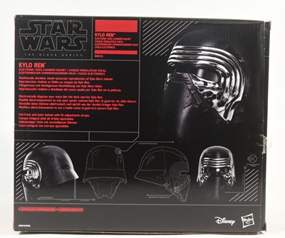 Lot 350 - STAR WARS - THE BLACK SERIES - KYLO REN VOICE CHANGER HELMET