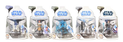 Lot 318 - STAR WARS - THE CLONE WARS - COLLECTION OF CARDED ACTION FIGURES