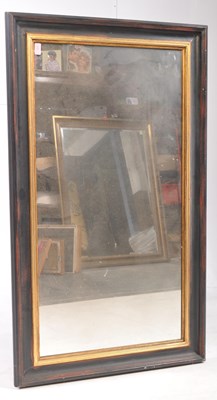 Lot 977 - LARGE VINTAGE MID CENTURY REPRODUCTION RECTANGULAR WALL MIRROR