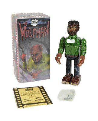 Lot 433 - TINPLATE TOYS - 1991 JAPANESE WOLFMAN ROBOT