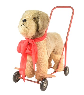 Lot 70 - LINES BROS PUSH WALK ALONG DOG ON WHEELS