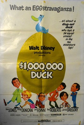 Lot 46 - $1000000 DUCK - 1971 ORIGINAL ONE SHEET MOVIE FILM POSTER