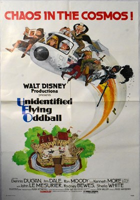 Lot 39 - UNIDENTIFIED FLYING ODDBALL- 1979 ORIGINAL ONE SHEET MOVIE FILM POSTER