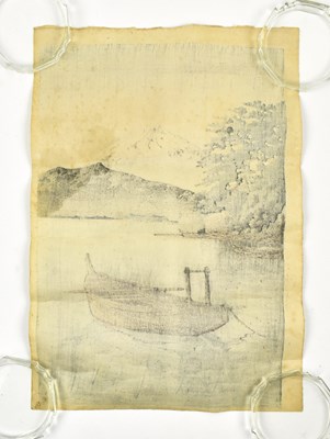 Lot 205 - AFTER KAWASE HASUI - MITO BEACH WOODBLOCK PRINT, 20TH CENTURY 川瀬 巴水 三津 長浜