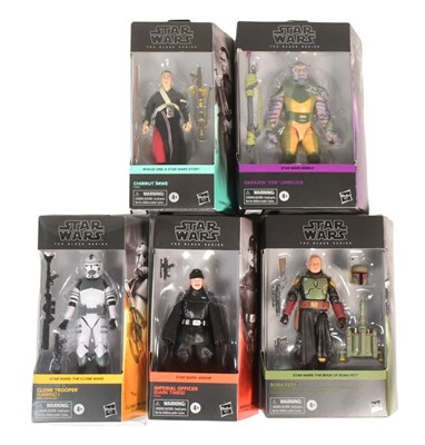 Lot 266 - STAR WARS - THE BLACK SERIES - 6" SCALE BOXED ACTION FIGURES