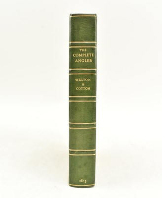 Lot 168 - WALTON, IZAAK. 1815 THE COMPLETE ANGLER SECOND BAGSTER EDITION