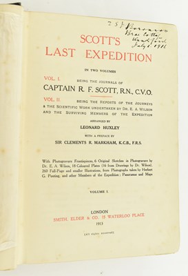 Lot 179 - POLAR EXPLORATION. COLLECTION OF WORKS BY ROBERT FALCON SCOTT
