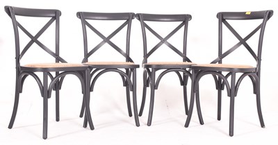 Lot 474 - SET OF FOUR CONTEMPORARY REXBURG DINING CHAIRS